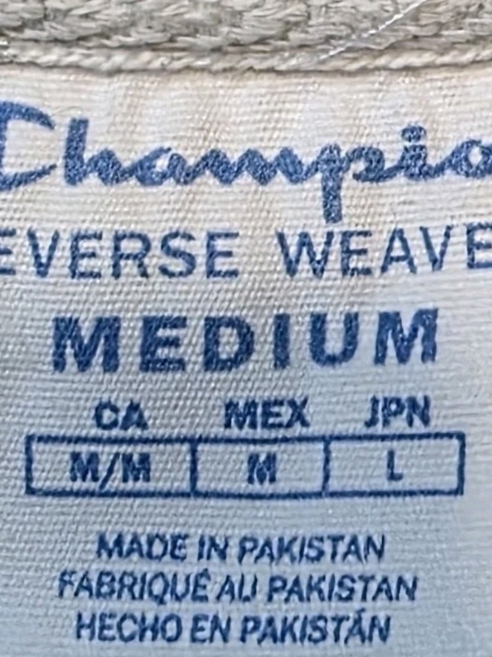 Vintage 90s Nantucket Champion Reverse Weave Crewneck Sweatshirt Medium Gray - Picture 3 of 5
